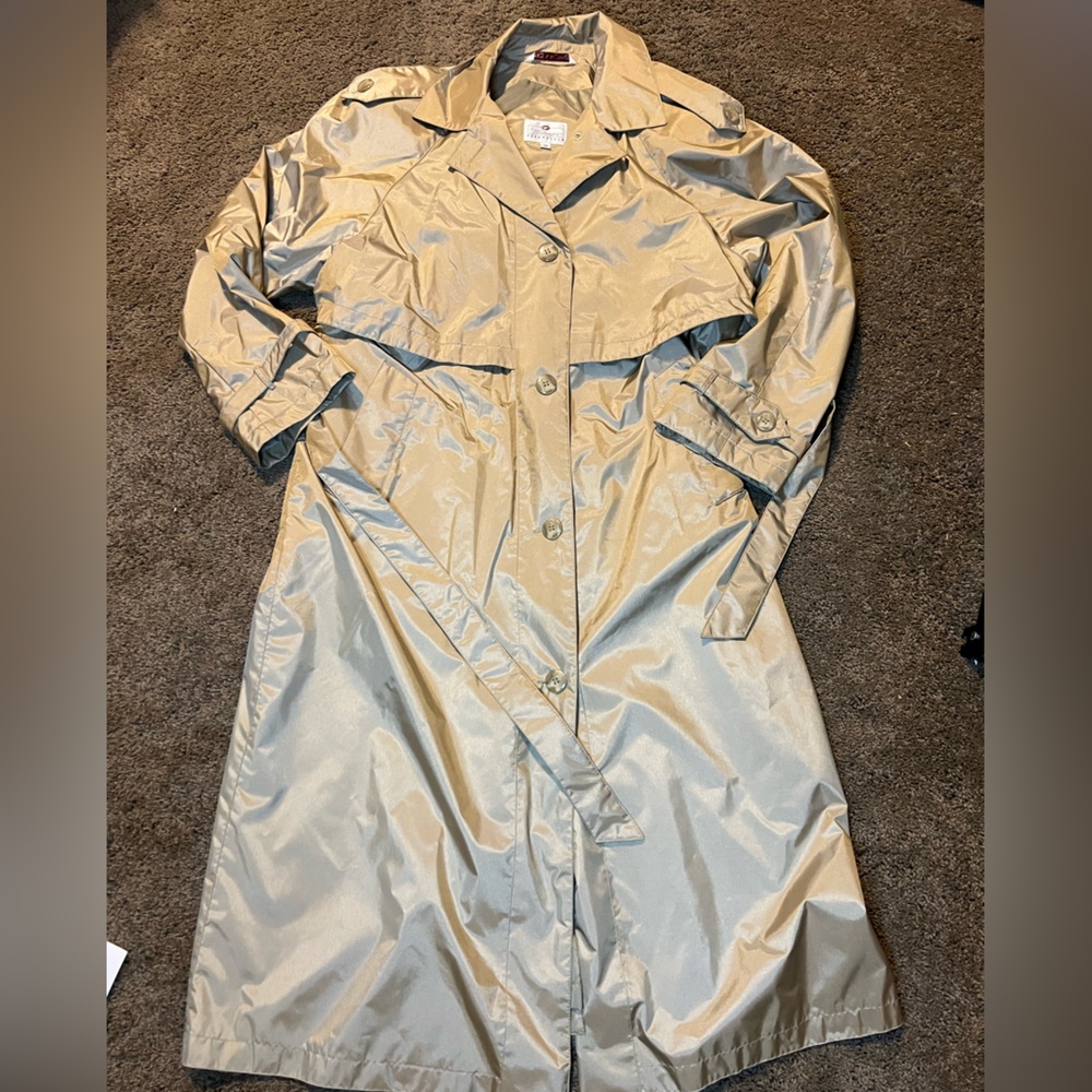 WORTHINGTON VINTAGE TRENCH COAT SIZE 18 C23 - Picture 7 of 16